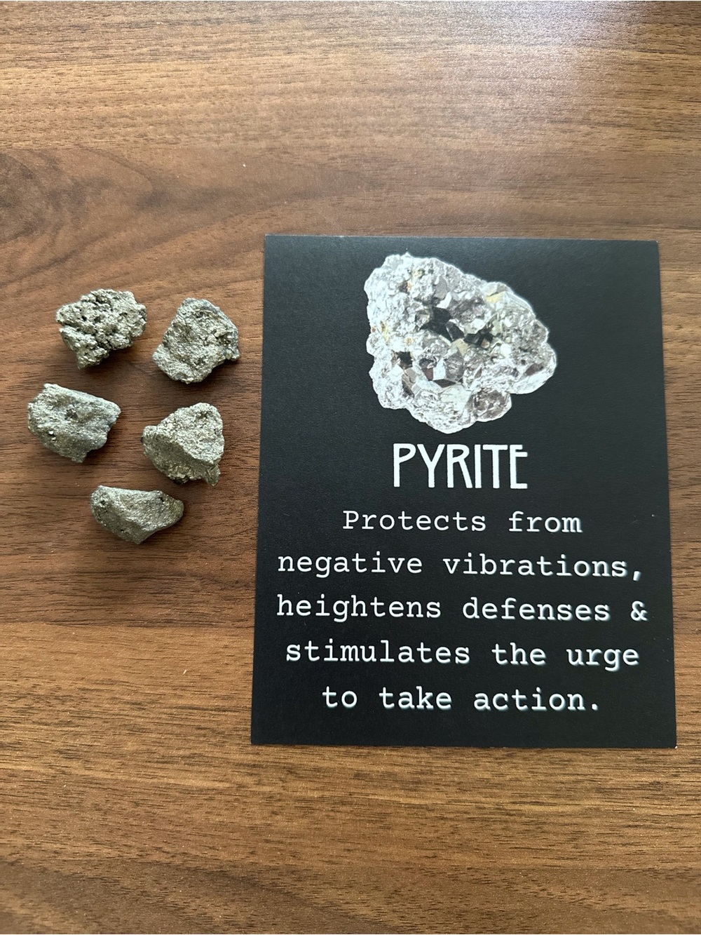 5 pcs Pyrite Decorative Stones - Natural Metallic Silver Pieces